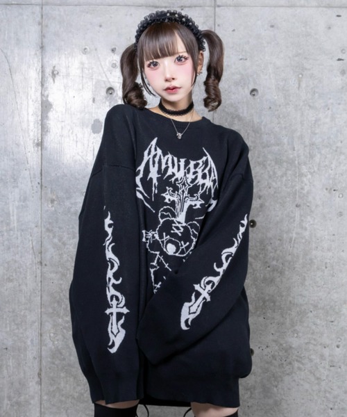 CrossBearジャカードニット（ニット/セーター）｜Amilige