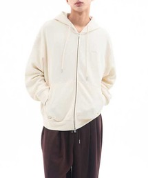 A'GEM/9 × .kom 『AMESWORLDWIDE/アメスワールドワイド』 BASIC SMALL LOGO HOODIE ZIP UP/ベーシック スモールロゴジップアップパーカー