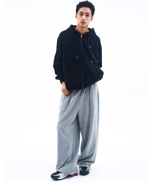 AMESWORLDWIDE（アメスワールドワイド）の「A'GEM/9 × .kom 『AMESWORLDWIDE/アメスワールドワイド』 BASIC SMALL LOGO HOODIE ZIP UP/ベーシック スモールロゴジップアップパーカー（パーカー・レディース・アイボリー/ネイビー/ピンク・M/S）」の17枚目の写真