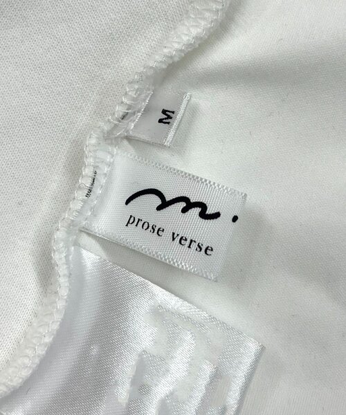 prose verse（プロズヴェール）の「【MOMO】スクエアネックロンT（Tシャツ/カットソー・レディース・ピンク/オフホワイト/ブラック/アイボリー・LARGE/MEDIUM/X-LARGE）」の11枚目の写真