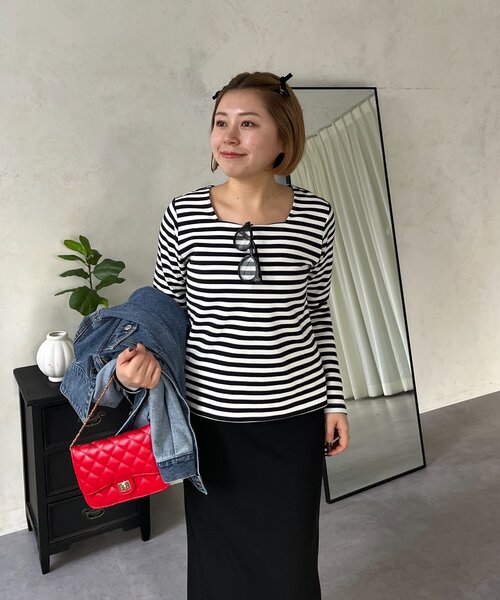 試着のみ　RonHerman スクエア　トップス　xs extreme cashmere for Ron Herman 