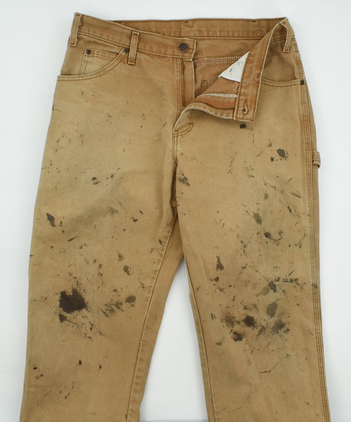 Dickies(ディッキーズ)の「【USED】Dickies ダック ペインターパンツ(カーゴパンツ・メンズ・ブラウン・LARGE)」の5枚目の写真