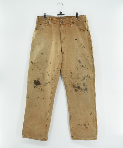 Dickies(ディッキーズ)の「【USED】Dickies ダック ペインターパンツ(カーゴパンツ・メンズ・ブラウン・LARGE)」の3枚目の写真
