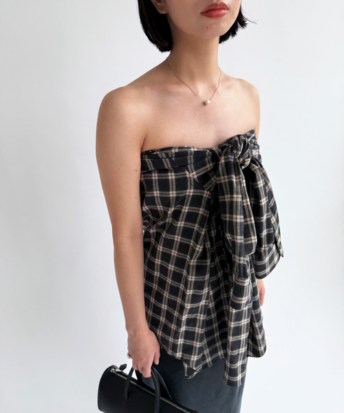 EDIT.FOR LULU ネルチェックシャツ セール】ネルチェックシャツ（シャツ/ブラウス）｜EDIT. FOR LULU