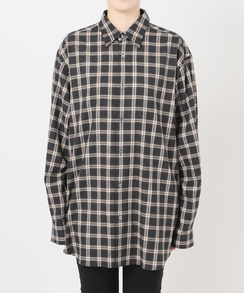 新品　タグ付き　コットンネルチェックシャツ エディットフォールル EDIT.FOR LULU｜ネルチェックシャツ | Rakuten Fashion(楽天