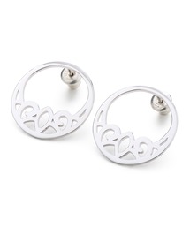 （箱無し）KONRON コンロン パール　クロス　ピアス 箱無し）KONRON コンロン パール クロス ピアス コンロン | ジュエリー