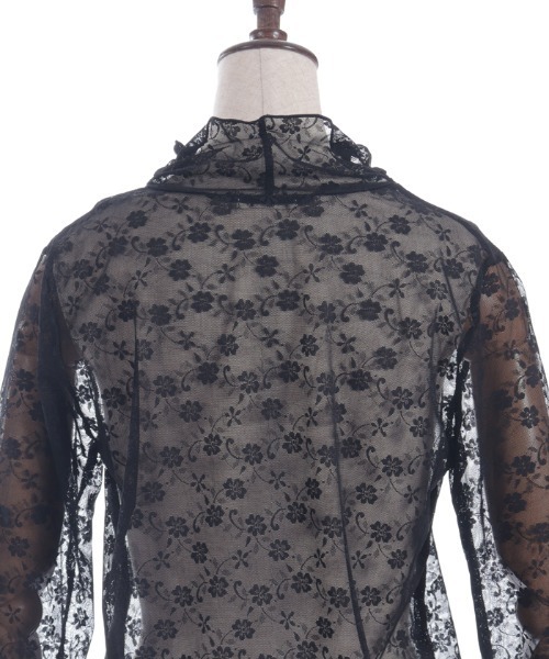 axes femme(アクシーズファム)の「花レースフレアシアーインナー(Tシャツ/カットソー・レディース・ブラック/ホワイト・FREE)」の14枚目の写真