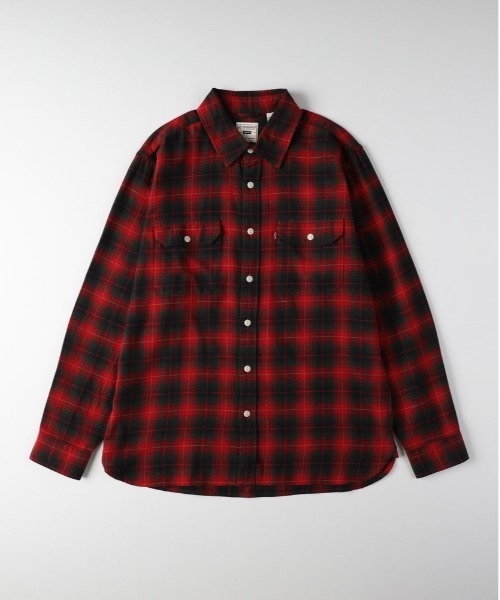 Levi's(リーバイス)の「Levi's(リーバイス)【メンズ】ワークシャツ(シャツ/ブラウス・メンズ・レッド・M/S/L)」の1枚目の写真