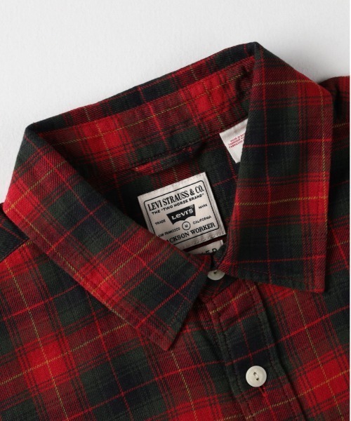 Levi's(リーバイス)の「Levi's(リーバイス)【メンズ】ワークシャツ(シャツ/ブラウス・メンズ・レッド・M/S/L)」の8枚目の写真