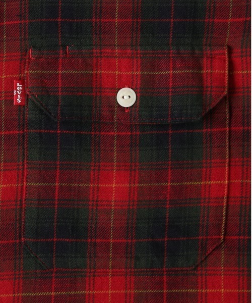 Levi's(リーバイス)の「Levi's(リーバイス)【メンズ】ワークシャツ(シャツ/ブラウス・メンズ・レッド・M/S/L)」の2枚目の写真