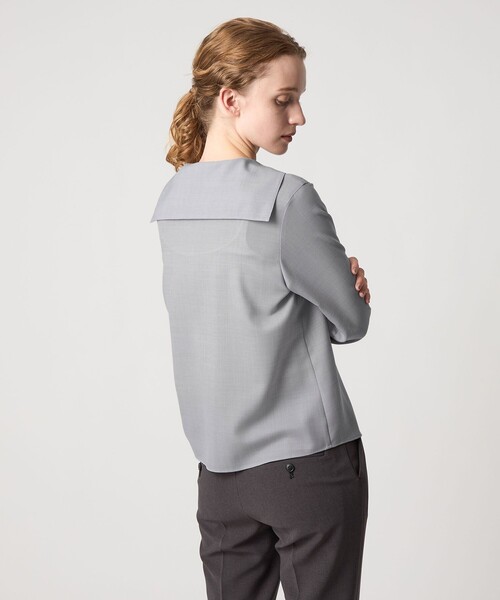 Steven Alan＞ツイル セーラー カラー ブラウス（シャツ/ブラウス