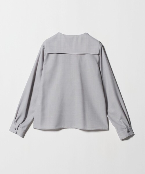 Steven Alan（スティーブンアラン）の「＜Steven Alan＞ツイル セーラー カラー ブラウス（シャツ/ブラウス・レディース・ライトグレー/オフホワイト・S/M）」の12枚目の写真