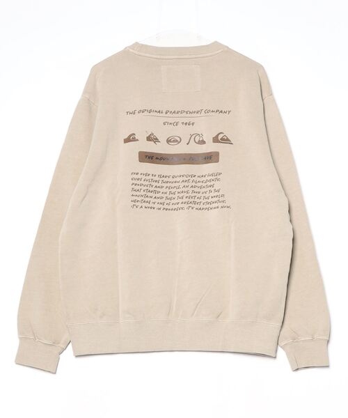 Quiksilver（クイックシルバー）の「クイックシルバー QUIKSILVER PG HISTORY SWEAT CREW（スウェット・メンズ・ベージュ/ライトグレー/ブラック・S/M/L/LL）」の5枚目の写真