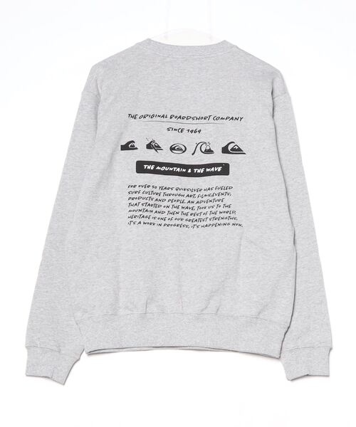 Quiksilver（クイックシルバー）の「クイックシルバー QUIKSILVER PG HISTORY SWEAT CREW（スウェット・メンズ・ベージュ/ライトグレー/ブラック・S/M/L/LL）」の4枚目の写真