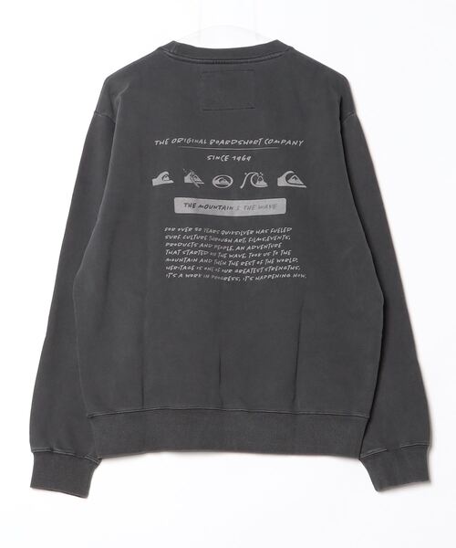 Quiksilver（クイックシルバー）の「クイックシルバー QUIKSILVER PG HISTORY SWEAT CREW（スウェット・メンズ・ベージュ/ライトグレー/ブラック・S/M/L/LL）」の6枚目の写真