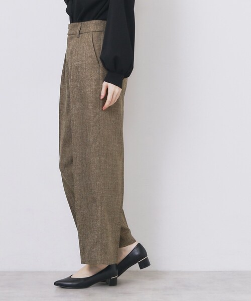 り*ご様 ROKU★パンツ★ツィード★ストレート ROKU☆パンツ☆ツィード☆ストレート