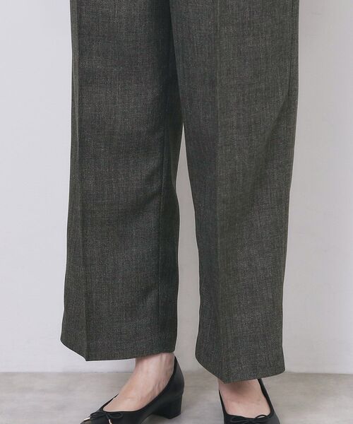 index（インデックス）の「ツィード調ワイドストレートパンツ【洗濯機OK/防シワ】（その他パンツ・レディース・チャコールグレー/ブラウン系その他/ベージュ・42/40/38/36/34）」の22枚目の写真