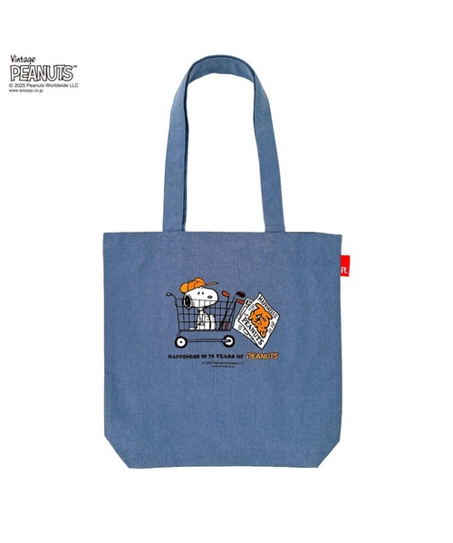 Vintage PEANUTS（ビンテージピーナッツ）の「ルートート / IP.トール.ピーナッツ-0T（トートバッグ・レディース・アイボリー/ベージュ/ミント/ブルー/パープル系その他/ピンク・FREE）」の5枚目の写真