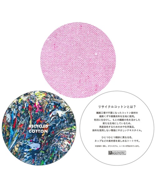 Vintage PEANUTS（ビンテージピーナッツ）の「ルートート / IP.トール.ピーナッツ-0T（トートバッグ・レディース・アイボリー/ベージュ/ミント/ブルー/パープル系その他/ピンク・FREE）」の15枚目の写真