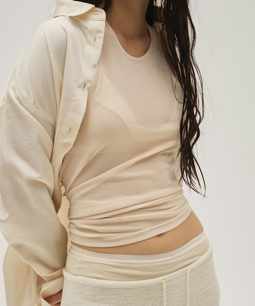 TODAYFUL(トゥデイフル)の「【TODAYFUL/トゥデイフル】2set Layered Shirts/レイヤードシャツ(シャツ/ブラウス・レディース・キナリ/インディゴブルー・FREE)」の16枚目の写真