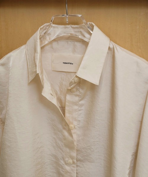 TODAYFUL(トゥデイフル)の「【TODAYFUL/トゥデイフル】2set Layered Shirts/レイヤードシャツ(シャツ/ブラウス・レディース・キナリ/インディゴブルー・FREE)」の8枚目の写真