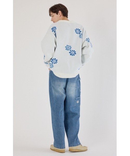 RODEO CROWNS WIDE BOWL(ロデオクラウンズワイドボウル)の「フォーリングフラワーニットカーディガン(カーディガン/ボレロ・メンズ・オフホワイト/ブラック/ダークブルー・LARGE/MEDIUM)」の21枚目の写真