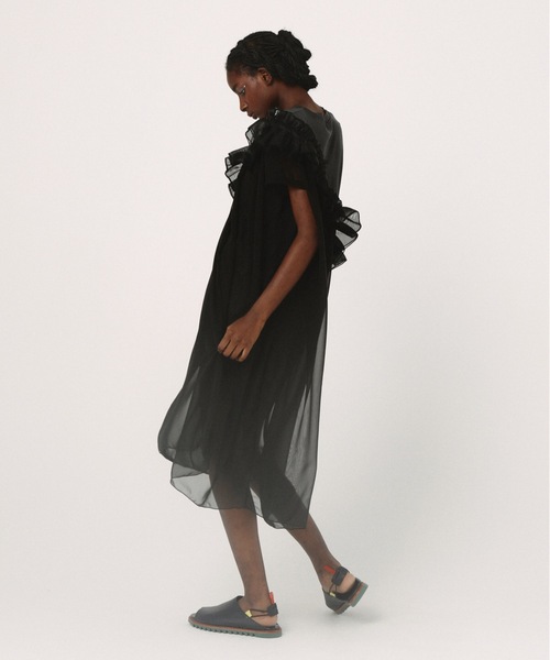 bedsidedrama（ベットサイドドラマ）の「Tutu Frill Tee Dress（ワンピース・レディース・ホワイト/ブラック・1）」の5枚目の写真