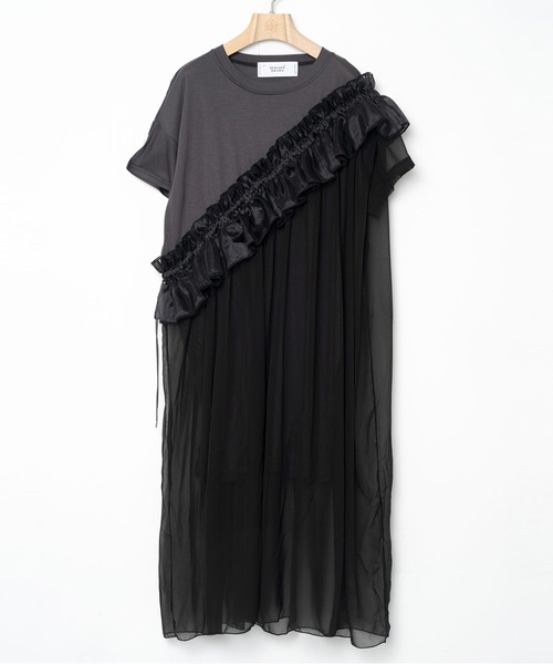 bedsidedrama（ベットサイドドラマ）の「Tutu Frill Tee Dress（ワンピース・レディース・ホワイト/ブラック・1）」の11枚目の写真