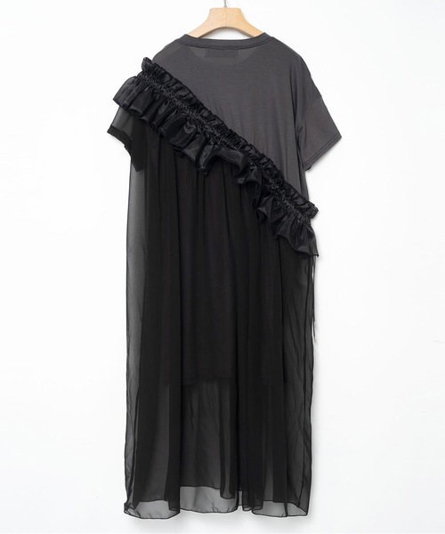 bedsidedrama（ベットサイドドラマ）の「Tutu Frill Tee Dress（ワンピース・レディース・ホワイト/ブラック・1）」の12枚目の写真