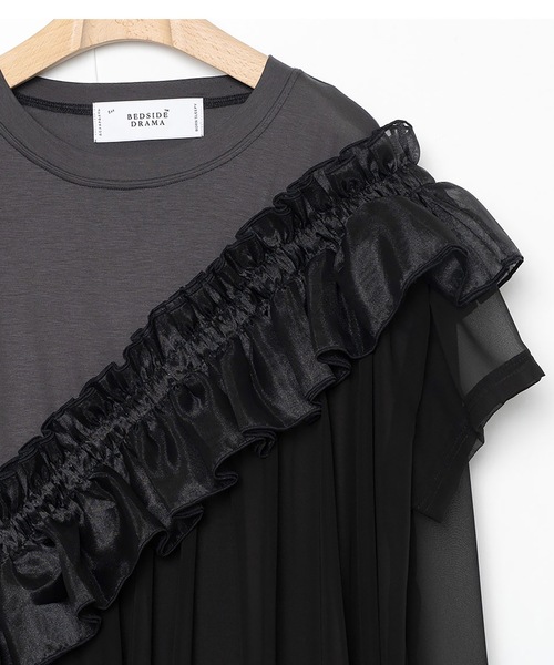 bedsidedrama（ベットサイドドラマ）の「Tutu Frill Tee Dress（ワンピース・レディース・ホワイト/ブラック・1）」の13枚目の写真