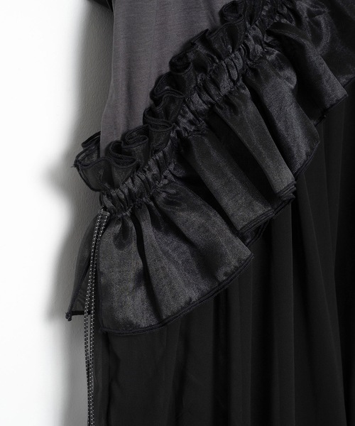 bedsidedrama（ベットサイドドラマ）の「Tutu Frill Tee Dress（ワンピース・レディース・ホワイト/ブラック・1）」の14枚目の写真