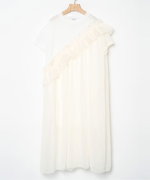 bedsidedrama（ベットサイドドラマ）の「Tutu Frill Tee Dress（ワンピース・レディース・ホワイト/ブラック・1）」の15枚目の写真