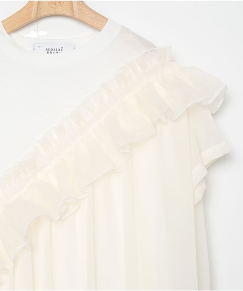 bedsidedrama（ベットサイドドラマ）の「Tutu Frill Tee Dress（ワンピース・レディース・ホワイト/ブラック・1）」の17枚目の写真