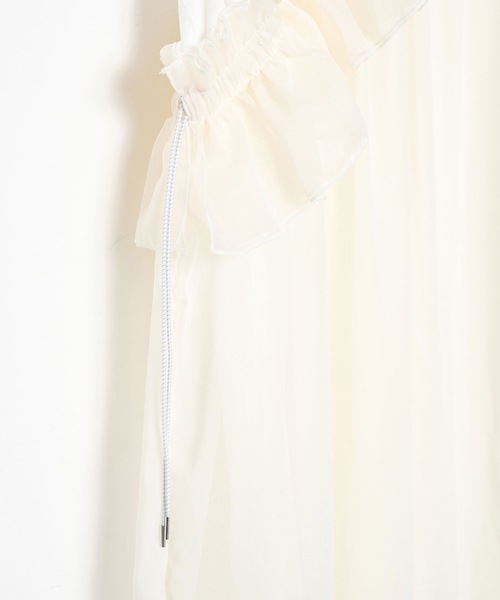 bedsidedrama（ベットサイドドラマ）の「Tutu Frill Tee Dress（ワンピース・レディース・ホワイト/ブラック・1）」の18枚目の写真