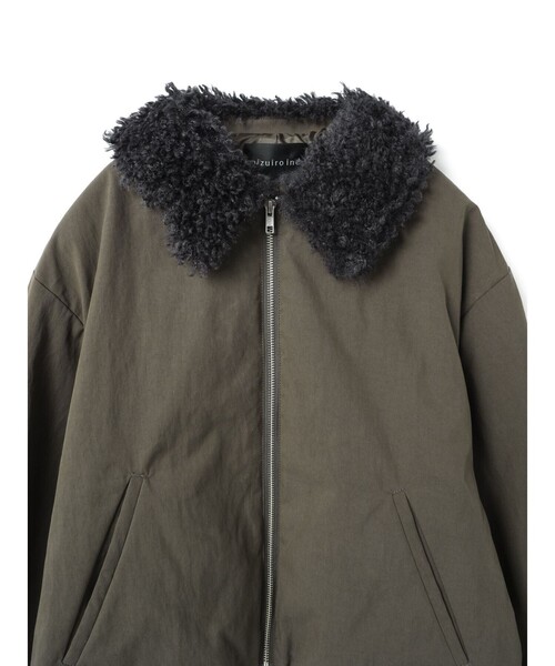 セール】mizuiro ind ボアカラーショートジャケット（その他アウター