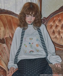 Unblend | 【Unblend】【ウサハナ】別注 グラフィックプリント アソート ラグランスリーブ スウェット プルオーバー(スウェット)