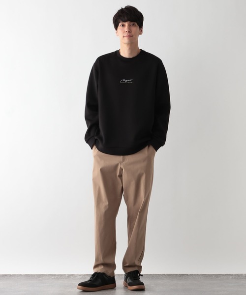 GLOBAL WORK（グローバルワーク）の「ライトクッションクルーネック/ロゴ/580440（Tシャツ/カットソー・メンズ・グレー/ワインレッド/ホワイト系6/ネイビー/カーキ/ライトベージュ/ホワイト/チャコールグレー/ホワイト系7/ダークグレー/オフホワイト/グレー系その他6/その他・XX-LARGE/X-LARGE/MEDIUM/3XL/LARGE/SMALL/X-SMALL）」の15枚目の写真