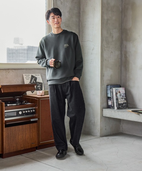 ライトクッションクルーネック/ロゴ/580440（Tシャツ/カットソー