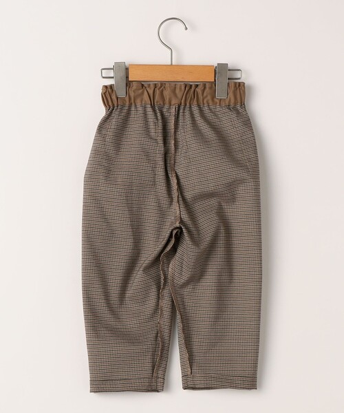 SHIPS（シップス）の「SHIPS KIDS:90cm /千鳥柄 チェック タック パンツ（その他パンツ・キッズ・ブラウン系その他・90）」の4枚目の写真
