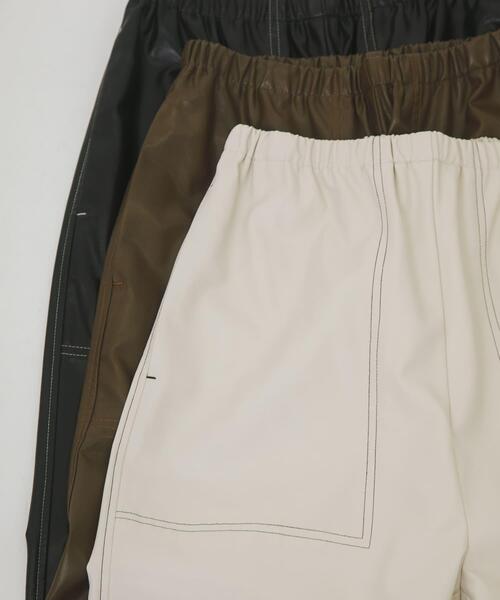 LAATO(ラート)の「easy stitch pants(その他パンツ・レディース・オフホワイト/ブラック/ダークブラウン・FREE)」の11枚目の写真