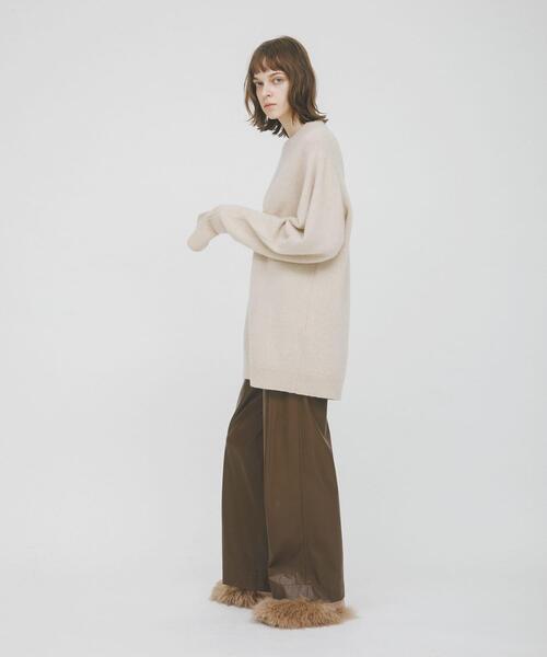 LAATO（ラート）の「easy stitch pants（その他パンツ・レディース・オフホワイト/ブラック/ダークブラウン・FREE）」の9枚目の写真