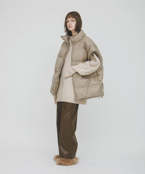 LAATO（ラート）の「easy stitch pants（その他パンツ・レディース・オフホワイト/ブラック/ダークブラウン・FREE）」の10枚目の写真