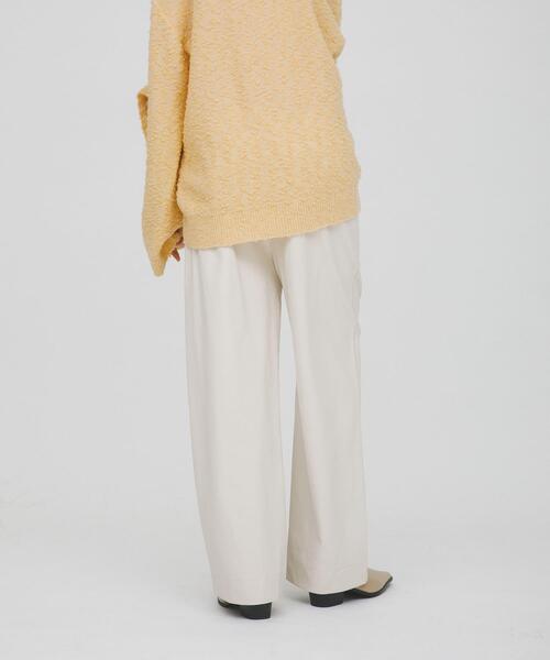 LAATO（ラート）の「easy stitch pants（その他パンツ・レディース・オフホワイト/ブラック/ダークブラウン・FREE）」の16枚目の写真