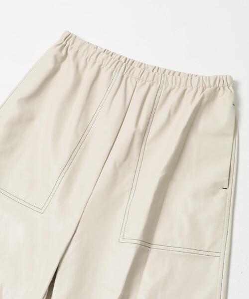 LAATO（ラート）の「easy stitch pants（その他パンツ・レディース・オフホワイト/ブラック/ダークブラウン・FREE）」の5枚目の写真
