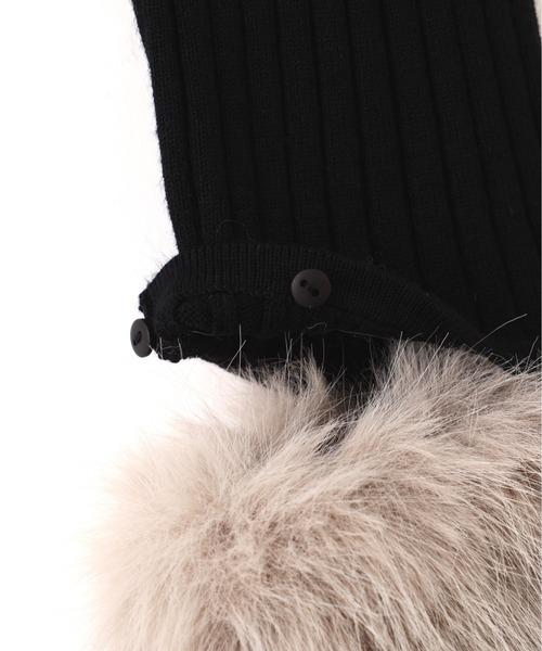 ◇袖フェイクファーカーデトップス（ニット/セーター）｜JILL by JILL