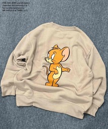 Tom＆Jerry（トムアンドジェリー）の「【TOM&JERRY/トム＆ジェリー】オーバーサイズ トレーナー スウェット（スウェット・キッズ）」