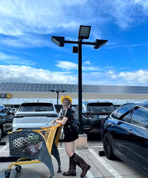 CRANK（クランク）の「カンカンフリルミニスカート_ブラック（スカート・レディース・その他・FREE）」の5枚目の写真