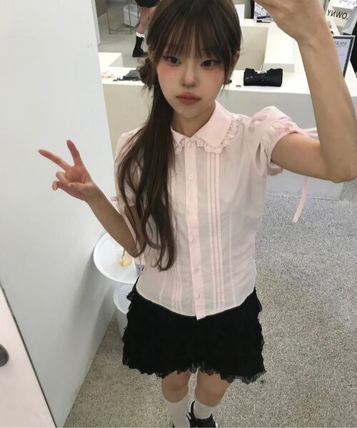 カンカンフリルミニスカート_ブラック（スカート）｜CRANK（クランク