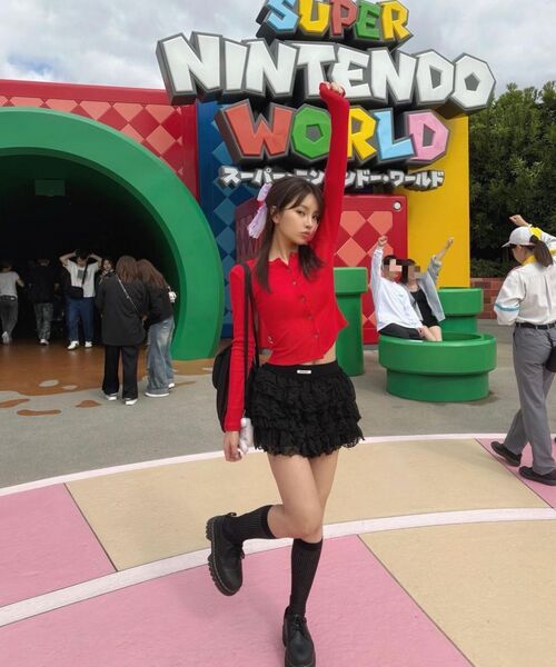 カンカンフリルミニスカート_ブラック（スカート）｜CRANK（クランク