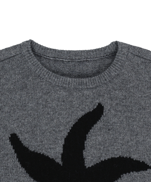 THECOLDESTMOMENT(ザコールデストモーメント)の「TCM starfish knit (charcoal)(ニット/セーター・レディース・その他・SMALL/LARGE)」の4枚目の写真